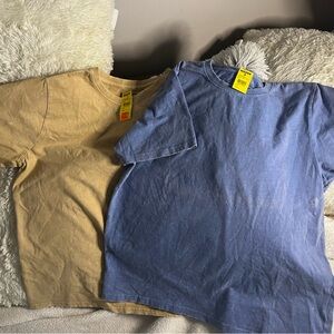 Tilly's Tan Oversized Tee